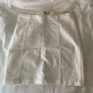 FP Modern Femme White Denim skirt